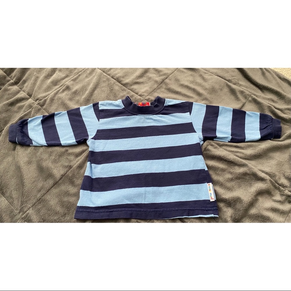*SALE* Please Mum Navy & Blue Striped Toddler Long-sleeve 18M